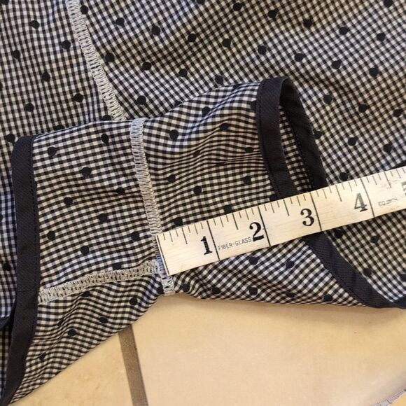 Rare Lululemon Run Speed Short Dottie Eighth Gingham white black size 10 - Picture 9 of 12